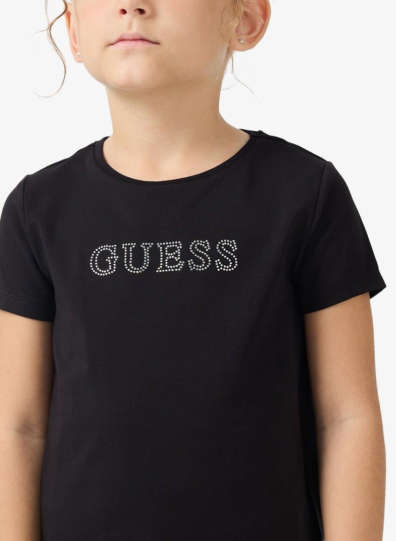 GUESS Kids Essential Crew neck T-Shirt - Image 3
